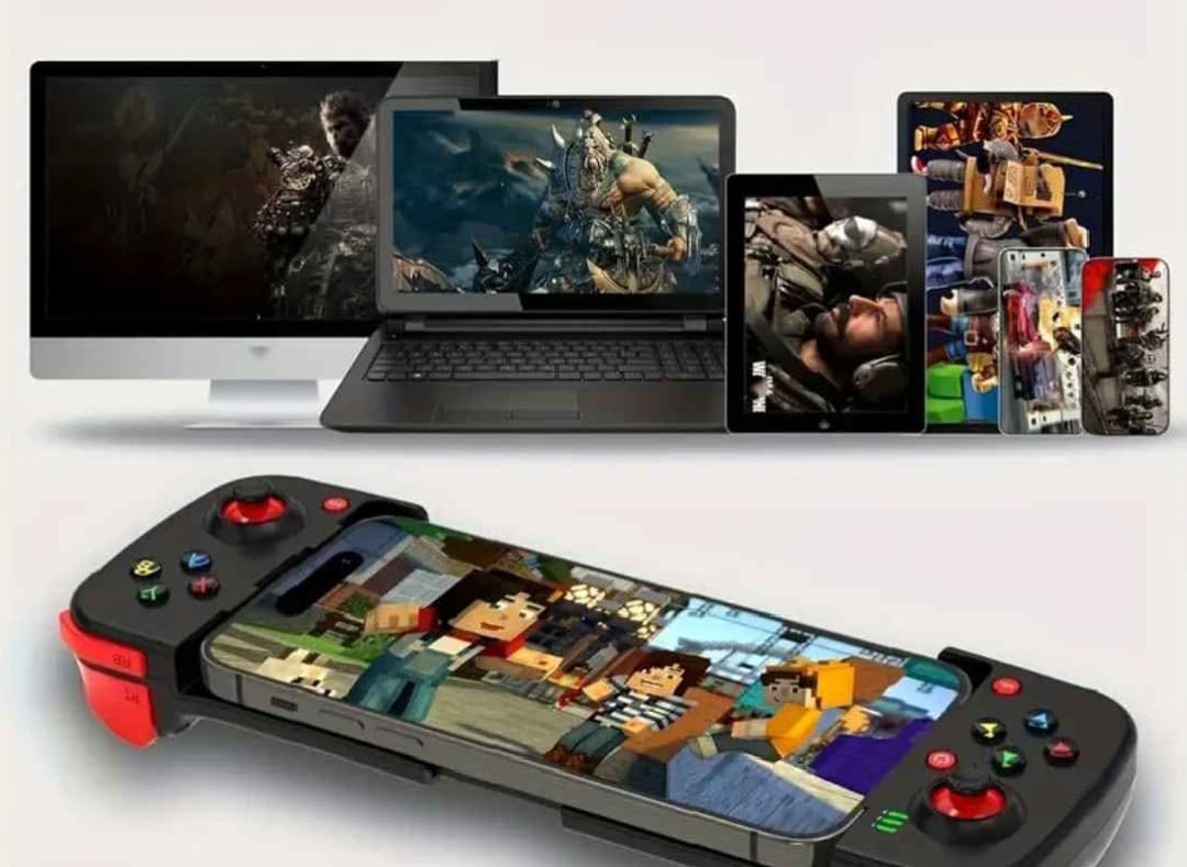 Game pad para celulares (coral y rojo)