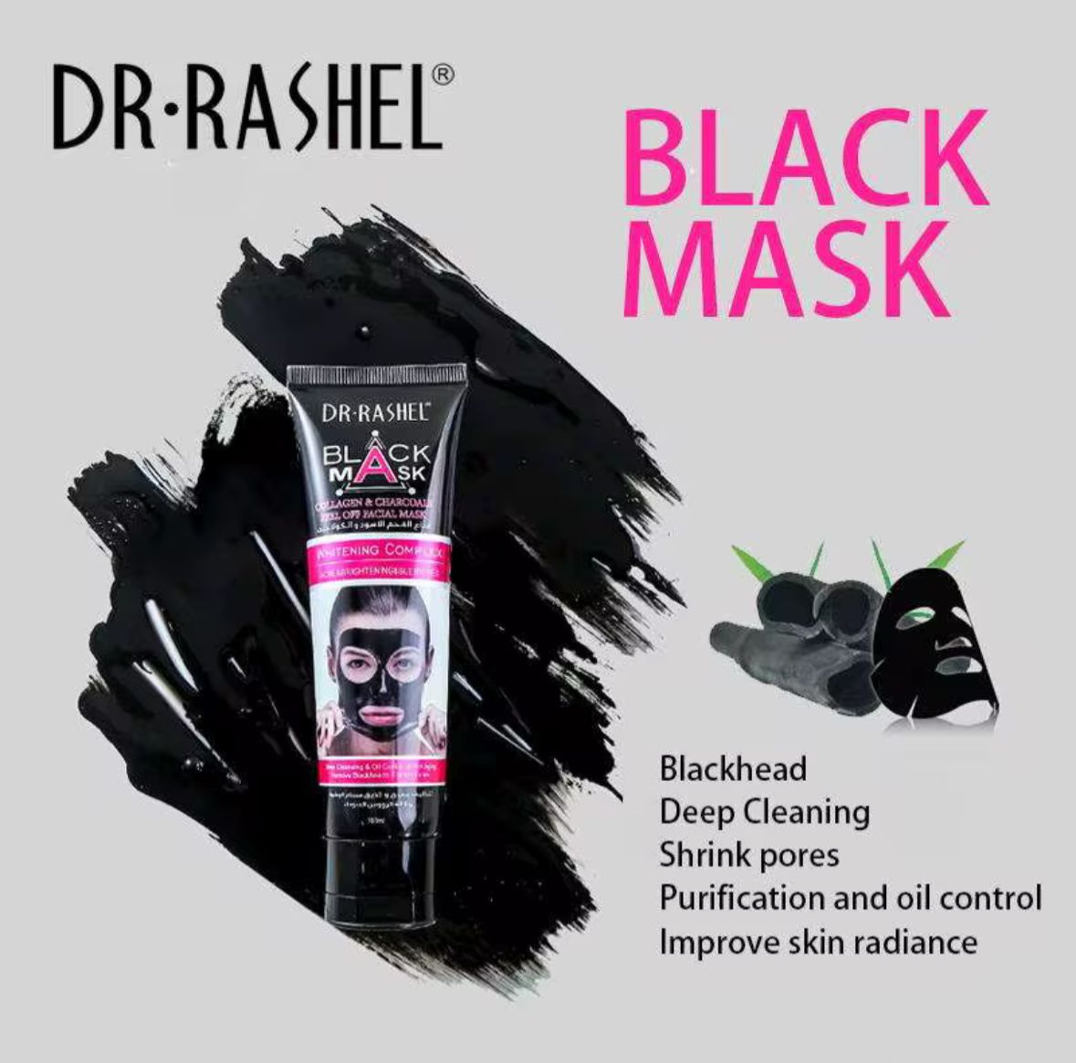 MASCARILLA DE CARBON DR RASHEL 100ML